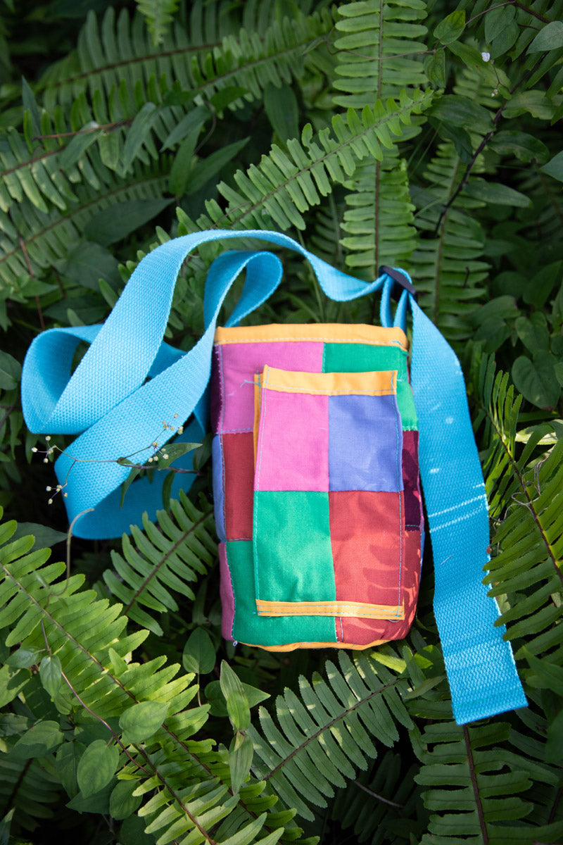 Water Bottle Sling: COLOR BLOCK